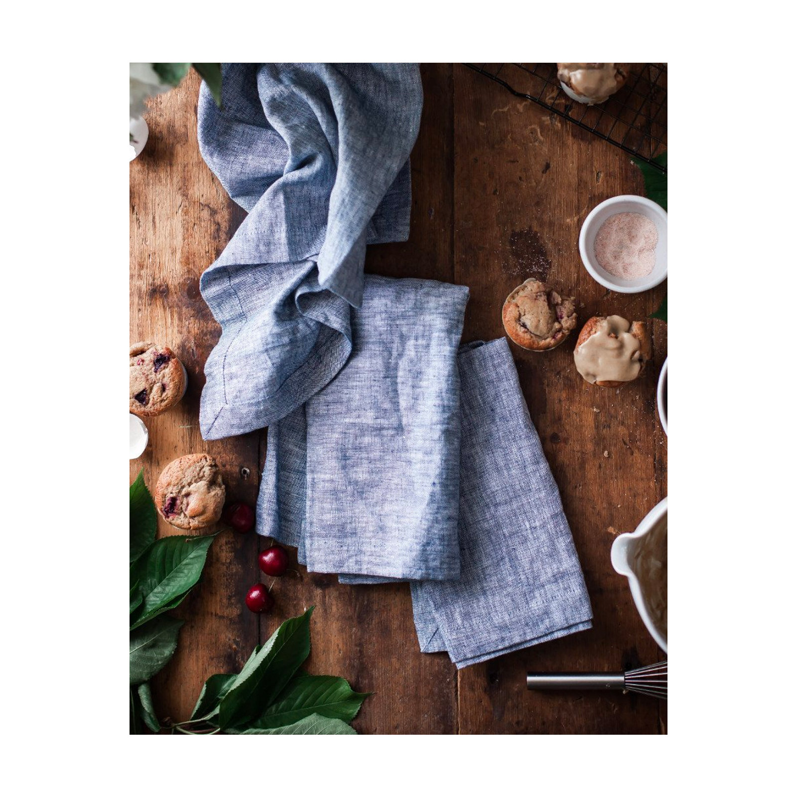 Linen Napkin - Set of 4, Indigo
