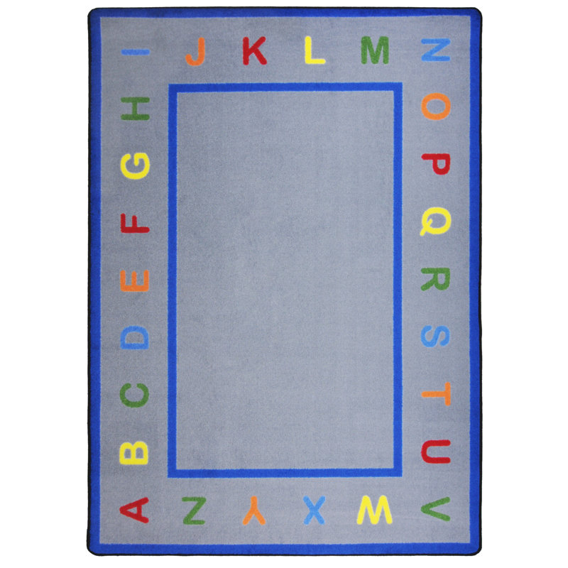 Tapis touffeté «Apprendre vos lettres», 7 pi 8 po x 10 pi 9 po