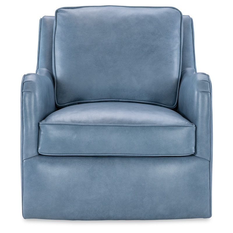Chaise en cuir Margaritaville Slow Lane, Cuir véritable bleu