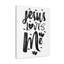 Faith 2 Corinthians Blue Bible Verse - Art textuel sur toile tendue-1087293046
