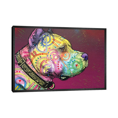 Pit Bull Soul by Dean Russo - Print on Canvas