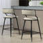 Ensemble de 2 tabourets de bar à hauteur de comptoir de 26 po Hosner-756658344