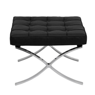 Belinda Bonded Leather Ottoman