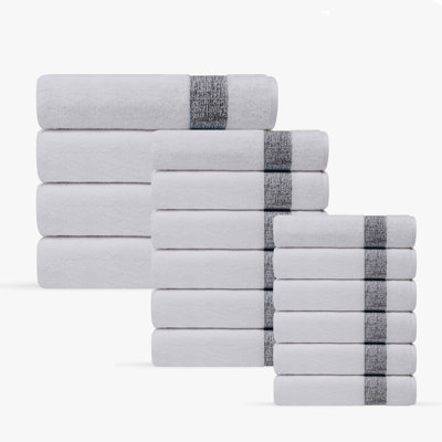 Ensemble de serviettes turques 16 pièces Jonnae