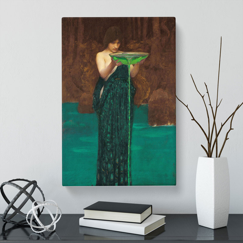 Circe Invidiosa by John William Waterhouse - Wrapped Canvas, 60cm H x 40cm W x 3cm D