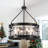 6 - Light 18.9'' Dimmable Modern Drum Candle   Chandelier With Glass Shape-813191114
