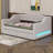 Upholstered Daybed, Sofa Bed With LED Belt And 2 Drawers, Linen Tufted Day Bed For Living Room, Bedroom-2109833748-2109833744