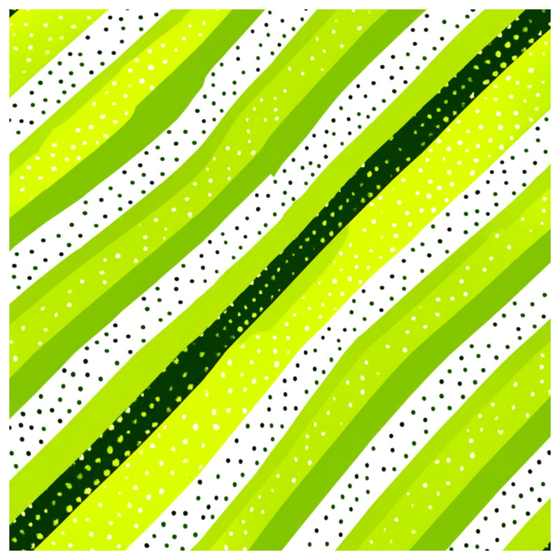 Housse de couette Green Stripes, Très grand lit