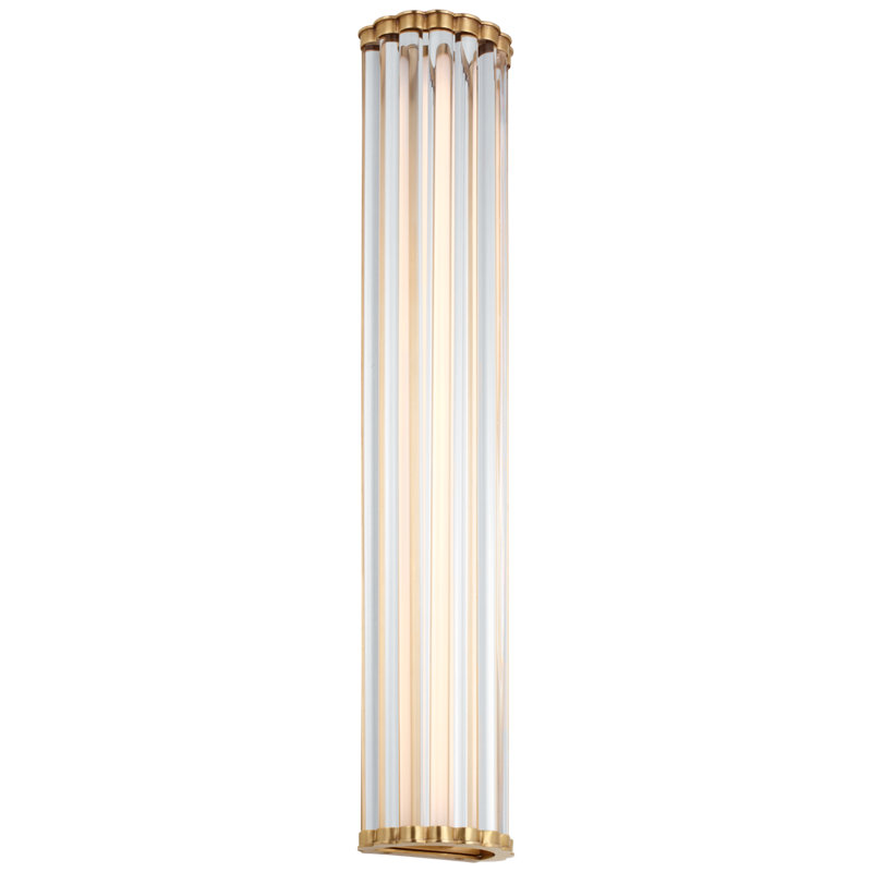 Chapman & Myers Kean 28" Sconce, Antique Burnished Brass