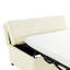Lit simple pliant pour matelas, blanc pour un sommeil confortable avec matelas, sensation luxueuse