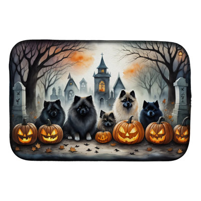 Tapis absorbant pour vaisselle avec surface en polyester et couche de mousse pu pour comptoir de cuisine