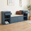 Banc pour vestibule peu encombrant - Range-chaussures, tiroirs et compartiments de rangement dans une seule unité-1137439195