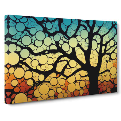 King Tree Abstract - Wrapped Canvas Print