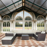 Cleopha 0'' Rattan Outdoor Patio Sectional Set