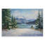 Plaque murale «Frozen Winter Lake» par Petal Prints Design-866436621