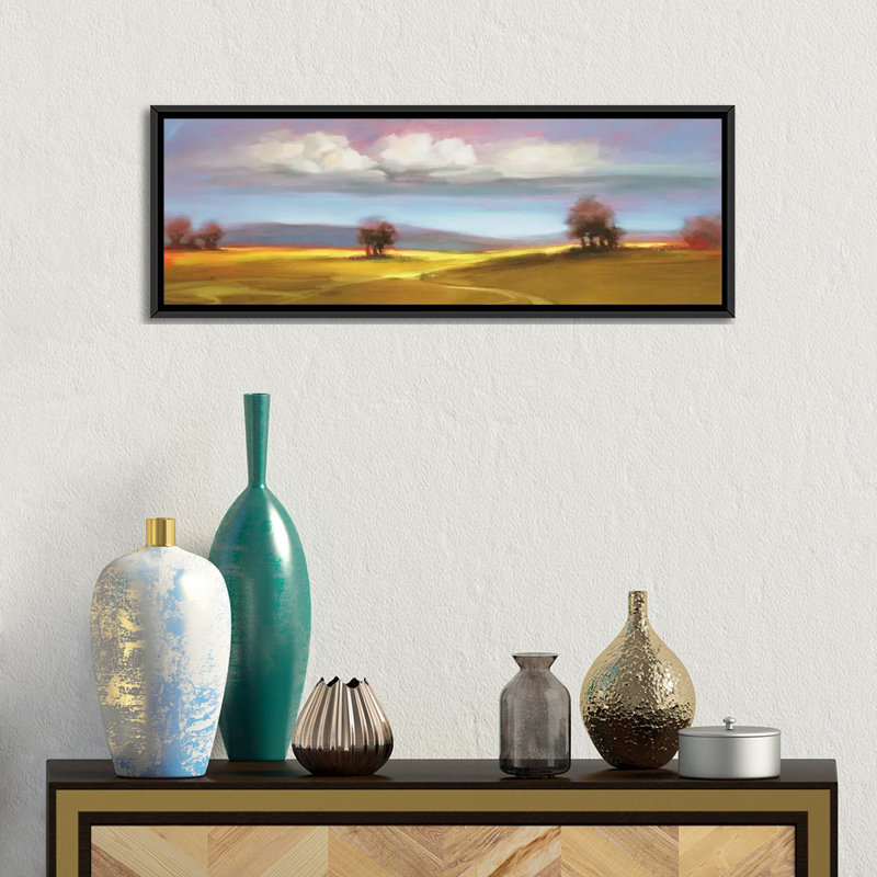 «Landscape CVI», reproduction sur toile, H 12 po x l 36 po x P 1,5 po, Toile avec cadre noir