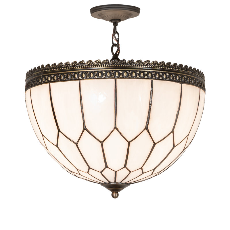 18" Wide Vincent Honeycomb Inverted Pendant