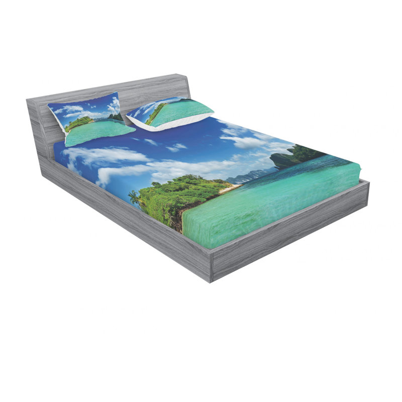 Microfiber Sheet Set, Full/Double Sheet Set with Fitted Sheet