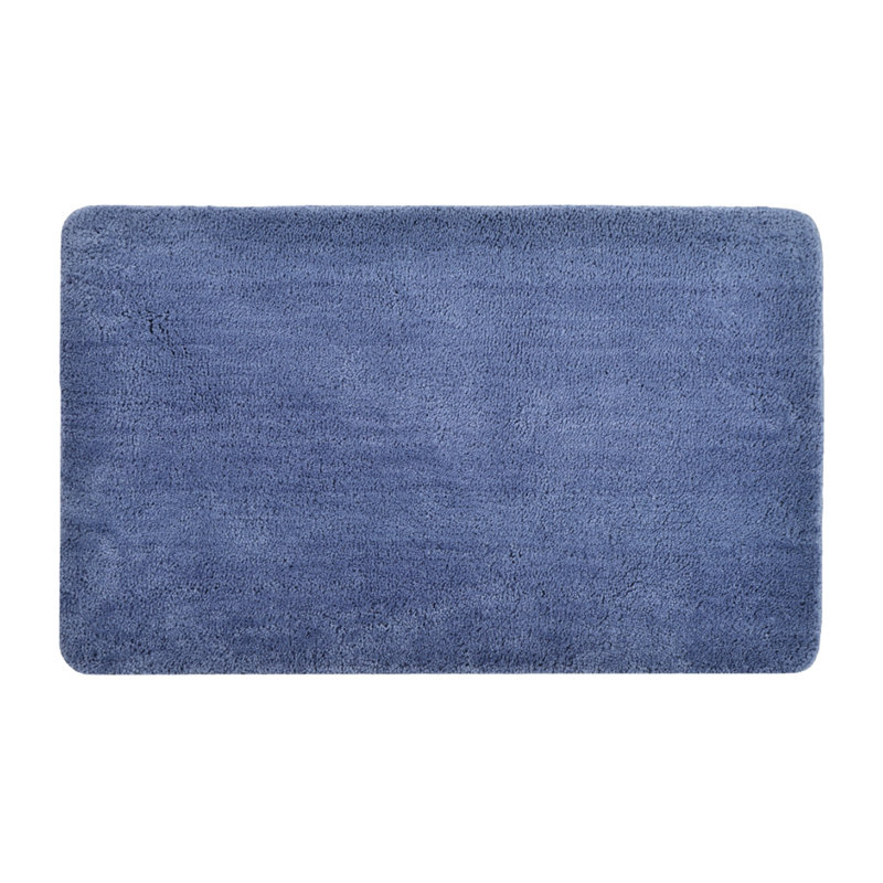Jordan Microfibre Non Slip Bath Mat, Mid Blue