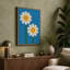 Twin Daisies Botanical - Wrapped Canvas-829451784-829451787