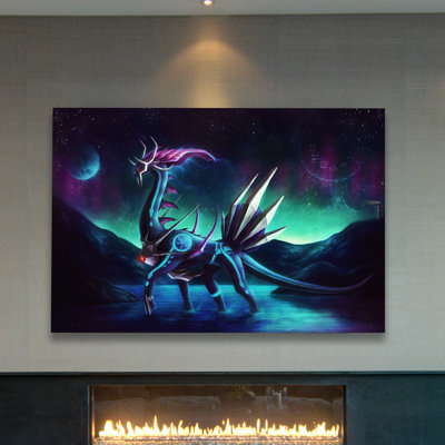 « dialga » par "jonas jödicke, reproduction d’art sur toile tendue