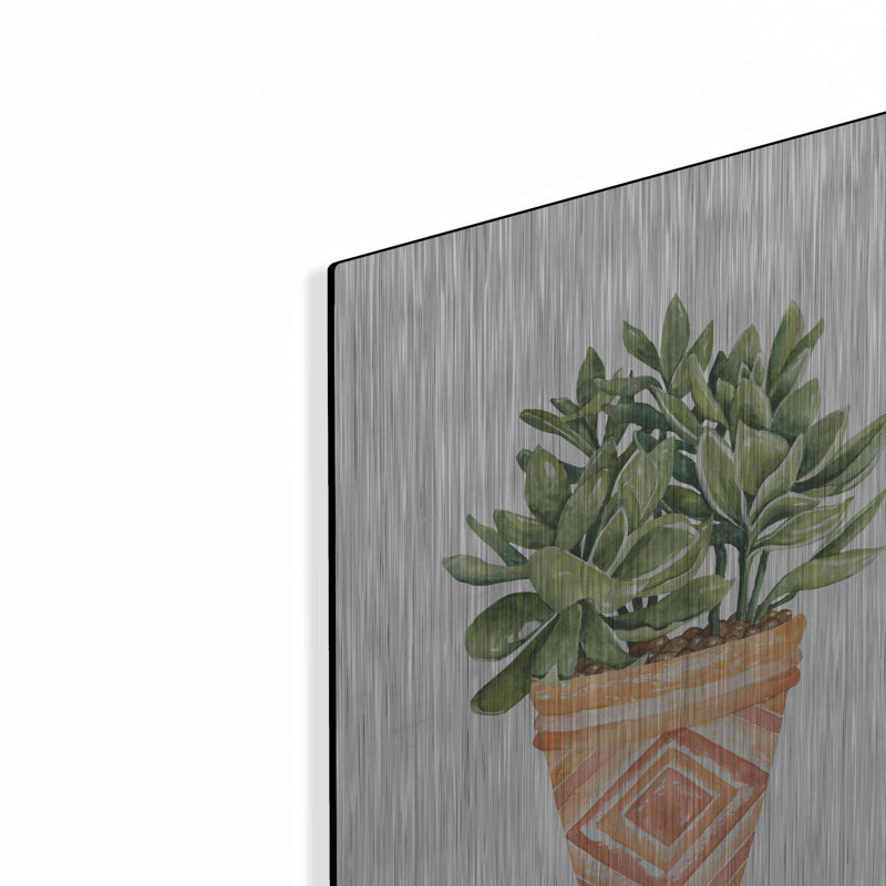 «Aztec Pot I» par Cindy Jacobs, H 16 po x l 12 po