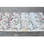 Tapis turc rétro à motif floral idéal pour rehausser l'apparence de votre salon ou de votre chambre à coucher