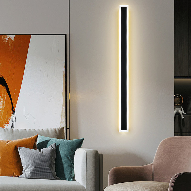 1 - Light LED Wall Sconce, Light Bar, 39.37" H x 3.15" W x 1.57" D