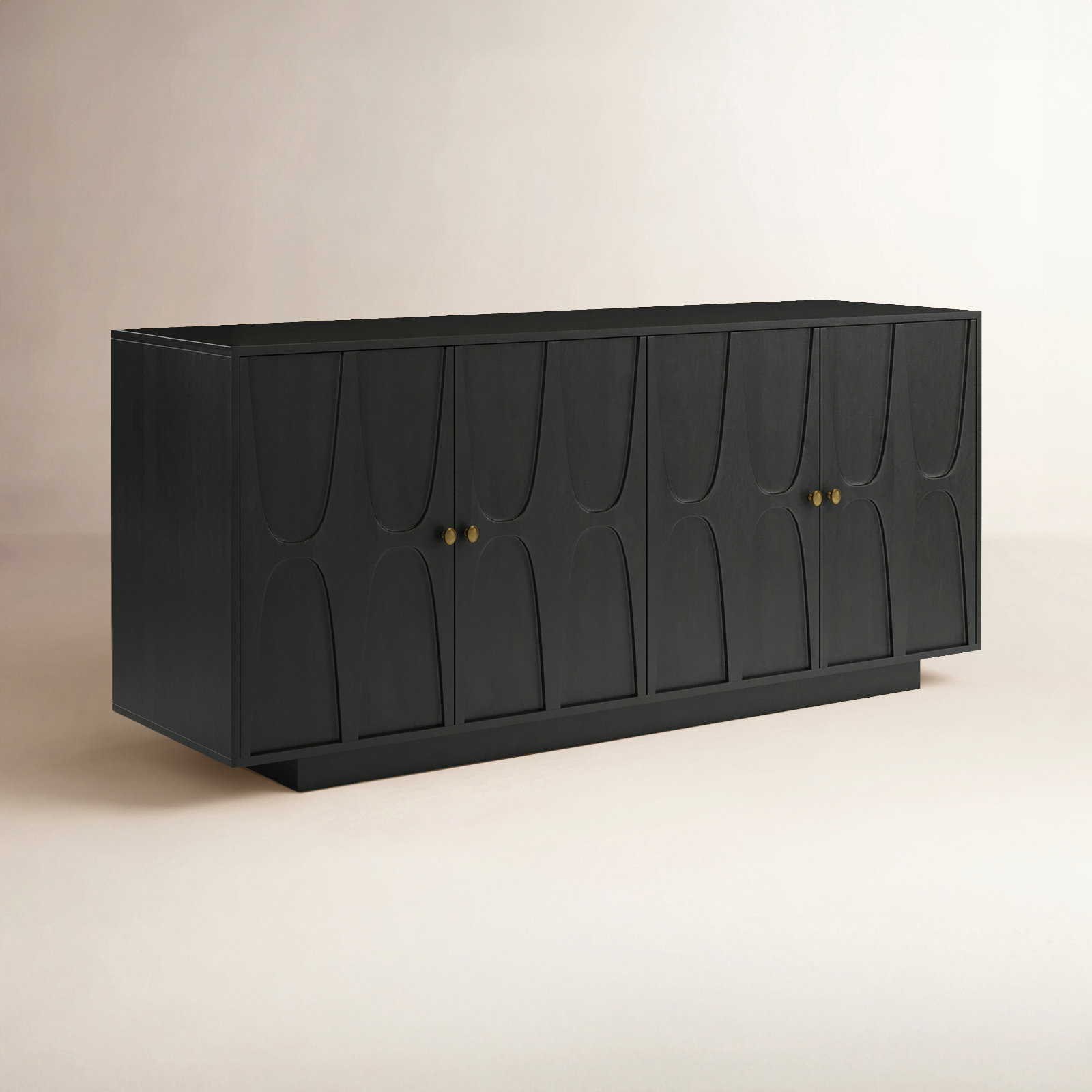 Myers 72'' Sideboard, Black