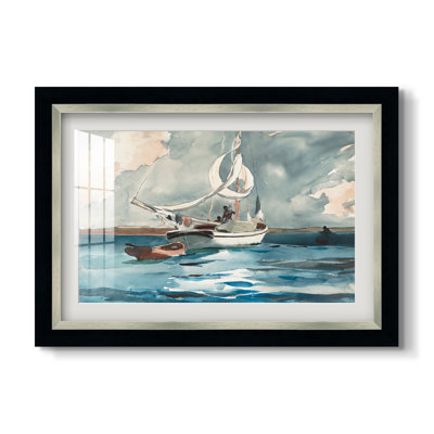 Sloop, Nassau, 1899 - Homer Winslow - Estampe encadrée sur mesure