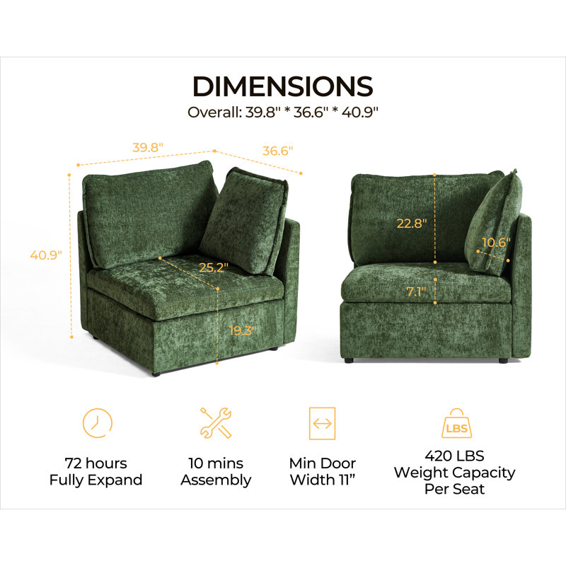 Fauteuil d'angle