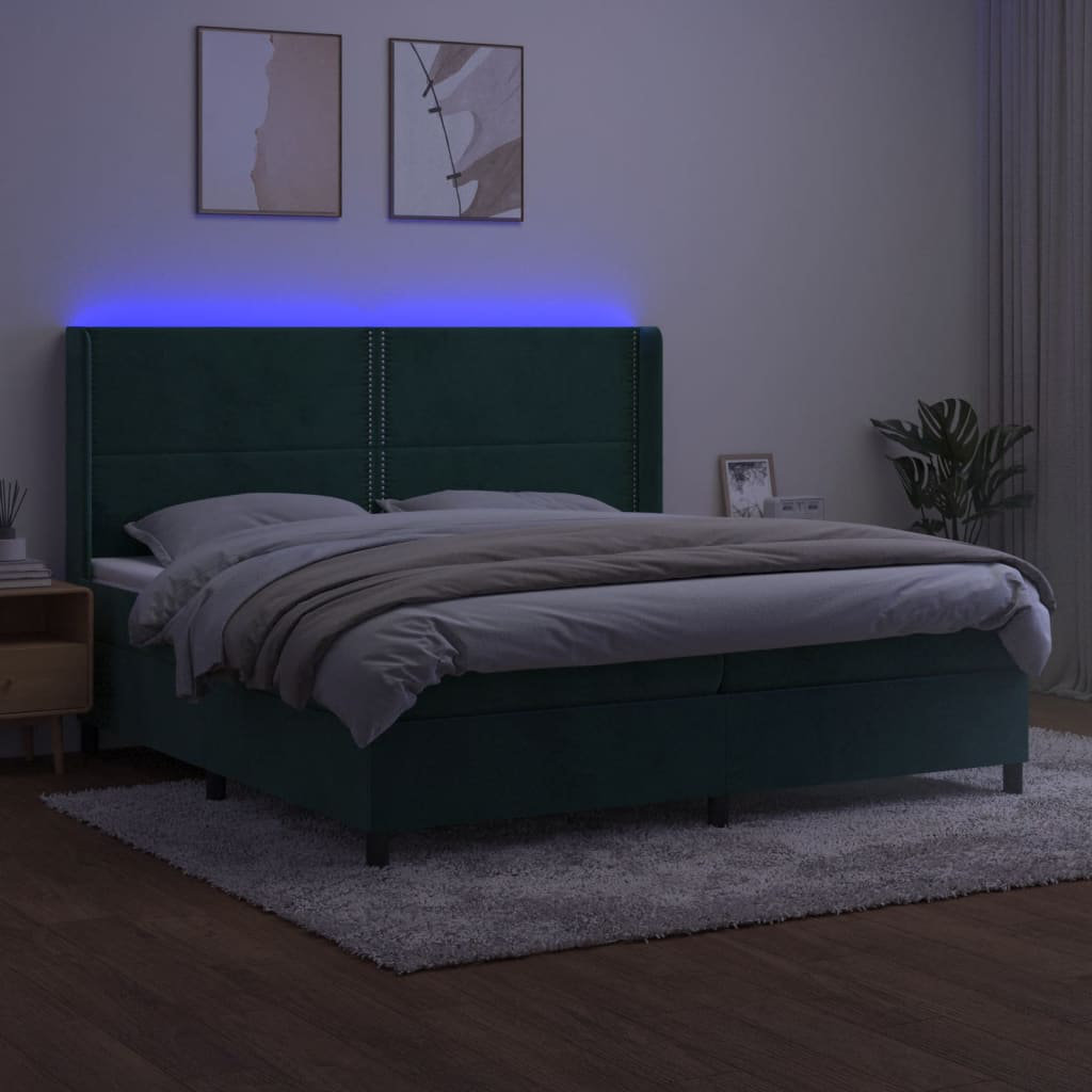 Boxspringbett Amogne, 200 x 200 cm