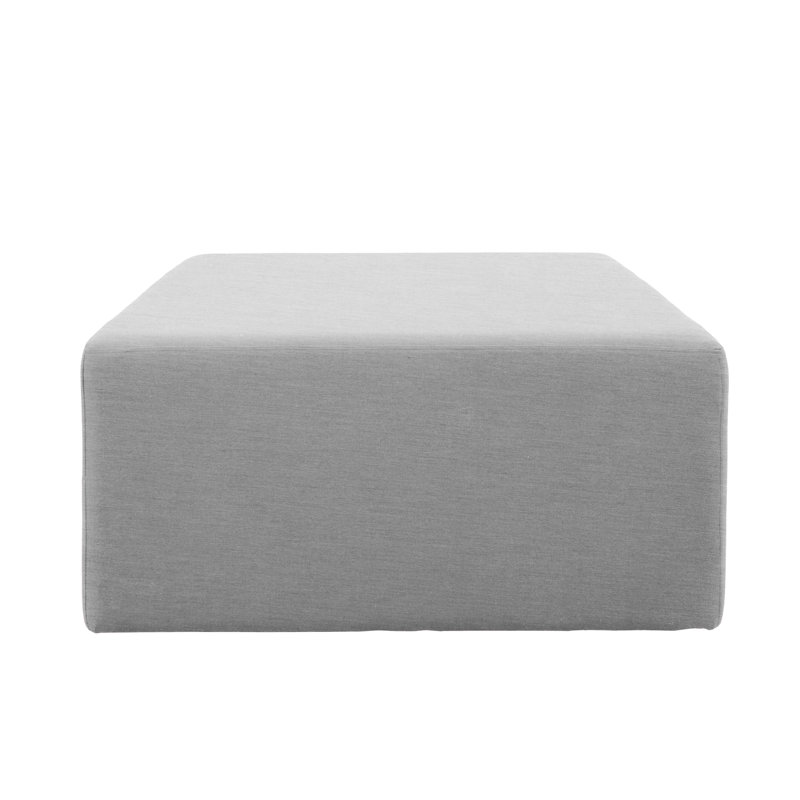 Repose-pieds d'extérieur carré de 36 po avec Sunbrella®, H 18 po , Toile granite