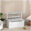 Banc de rangement pour tout-petits avec grand intérieur de 27 litres QABA