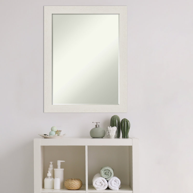 Petit miroir mural Meeyah Plank, 27,5 po x 21,5 po