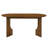 Modern 5-Piece Oval Brown Dining Set With Upholstered Chairs With Backrest And Armrests