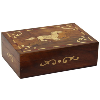 Agustina Wooden Decorative Trunk