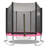 YC 8FT Trampoline Outer Net-Pink and black