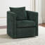 Fauteuil d'appoint pivotant Sutton - Confort luxueux, style réversible, rotation sans effort pour un confort ultime-1989364080