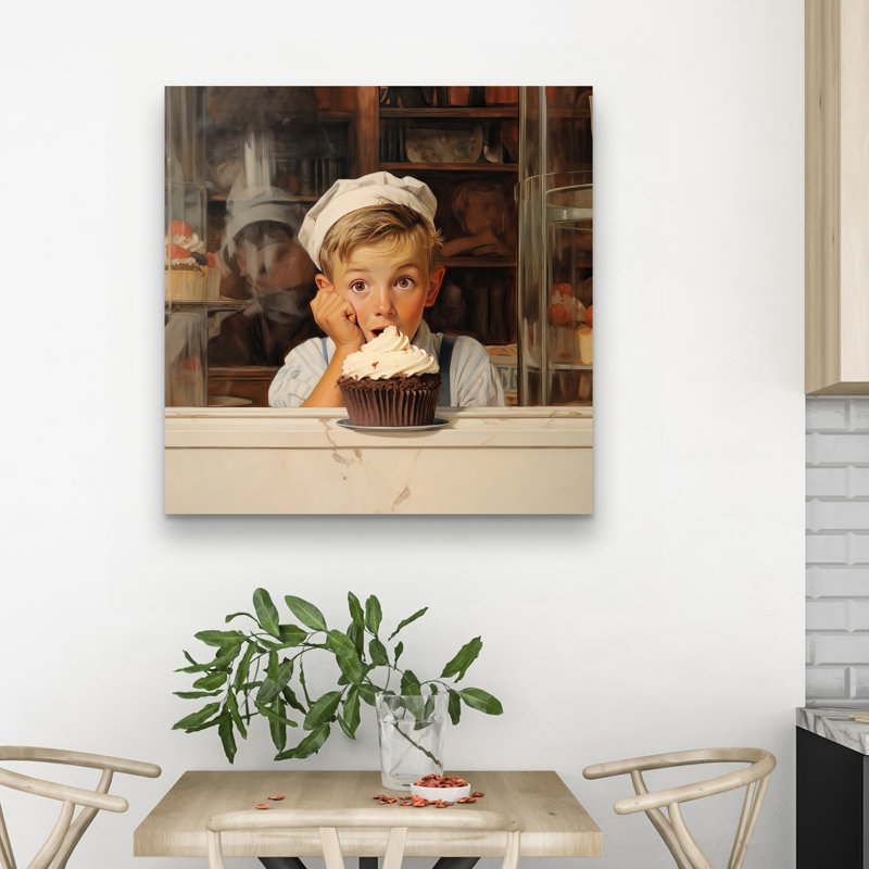 The best cupcake - 32"x32" art on canvas