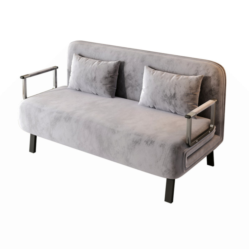 Canapé-lit Flagstaff, Gris clair, H 35,5 po x l 55,1 po x P 28,4 po