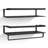 Nachmen 2 Piece Aluminum Floating Shelf with Towel Bar-437954828