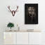 Leopard in the Dark - Wrapped Canvas-56644833