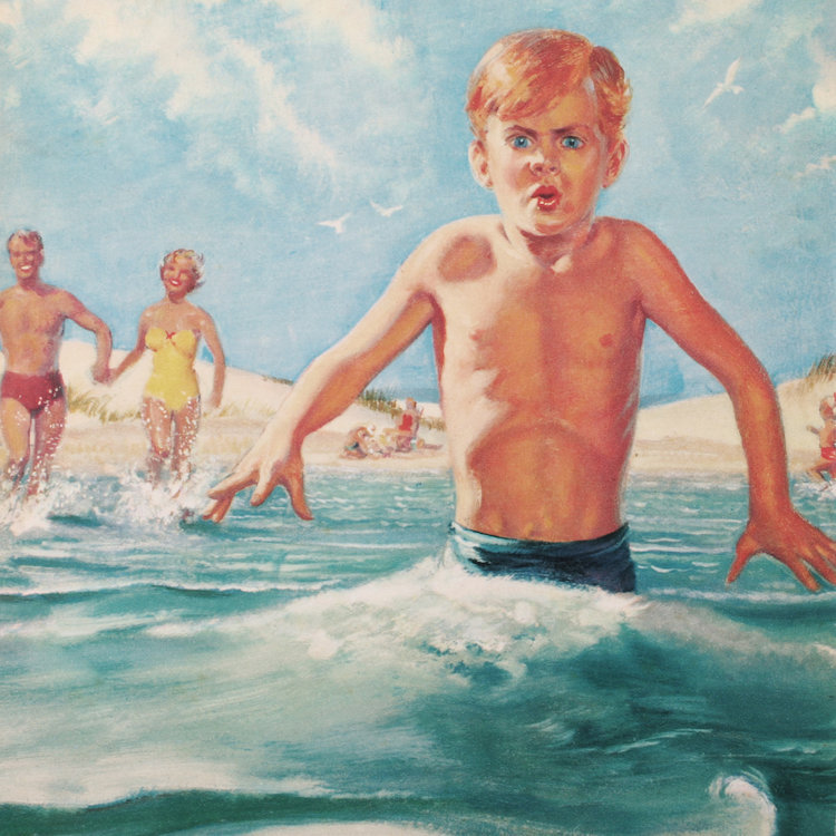 « cold garçon », reproduction d’art sur toile, H 12 po x l 12 po x P 1,5 po