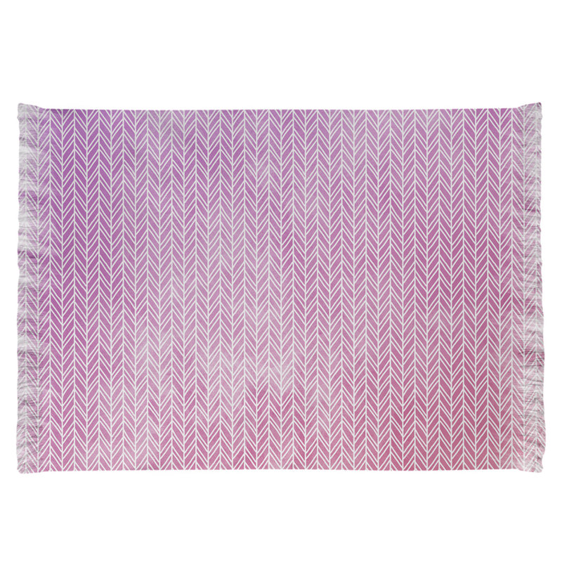 Tapis zone rose chevrons Mcguigan, Non