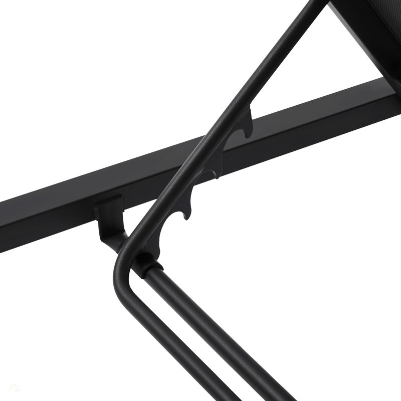 Chaise longue d'extérieur réglable à 5 positions pour 2 chaises longues