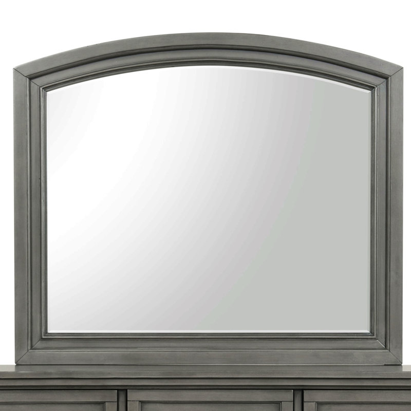 Miroir pour salle de bain, gris