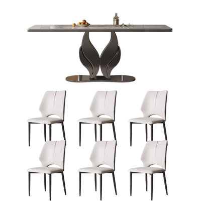 Modern simple light luxury dining table sets