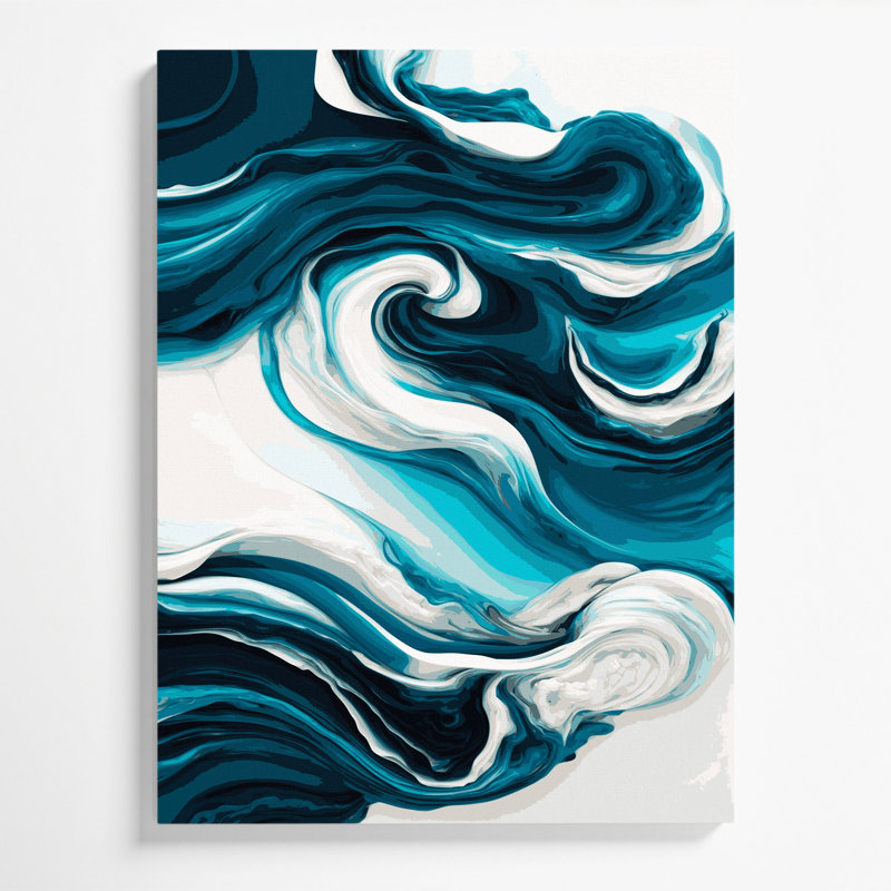 Art abstrait sur toile, paysage abstrait 24, H 36 po x l 24 po