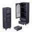 Vitrine de rangement 62,99 "avec porte en verre trempé-2059230970